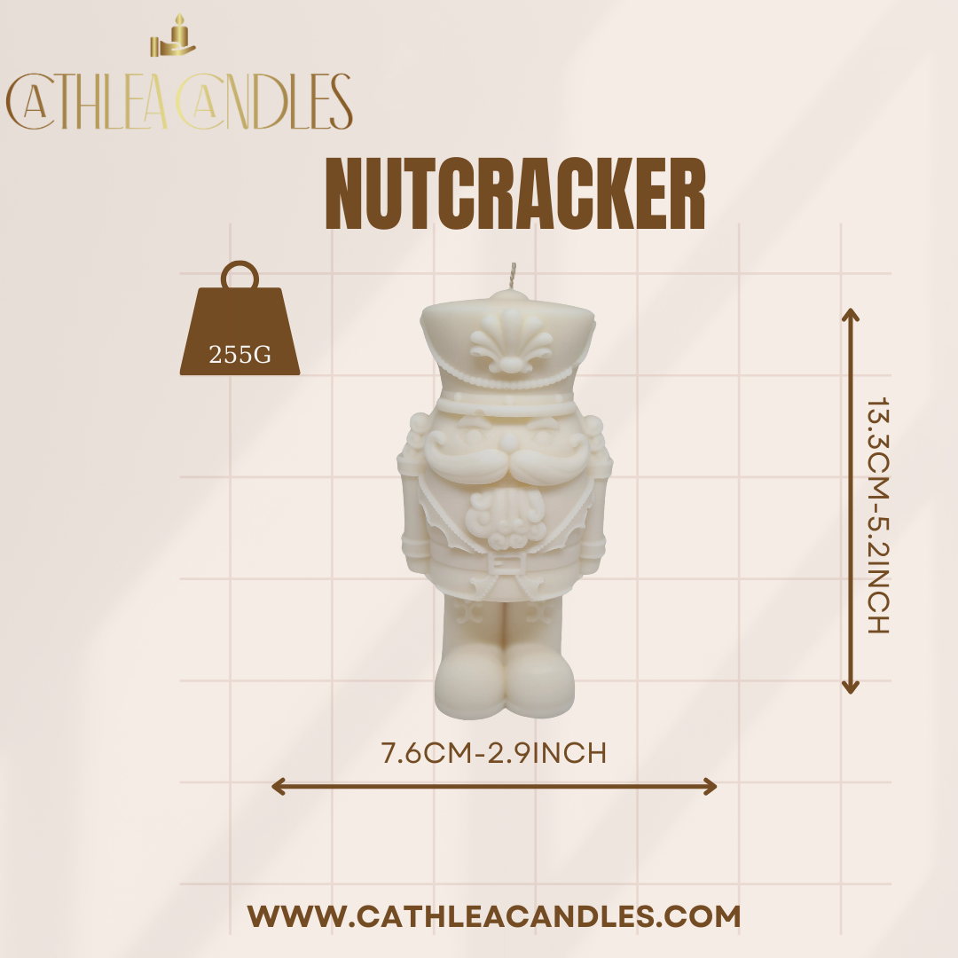 Nutcracker Candle, Christmas Candle The Nutcracker, Christmas Decoration Candle, Winter Candle, Christmas Gift, Holiday Candle