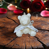 3D Geometry Stereo Bear,Teddy bear candle, 3D baby bear candle, aesthetic candle