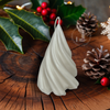 The Wavy Christmas Tree Festive Soy Wax Tree-Shaped Christmas Candles for Holiday Decor and Gifts